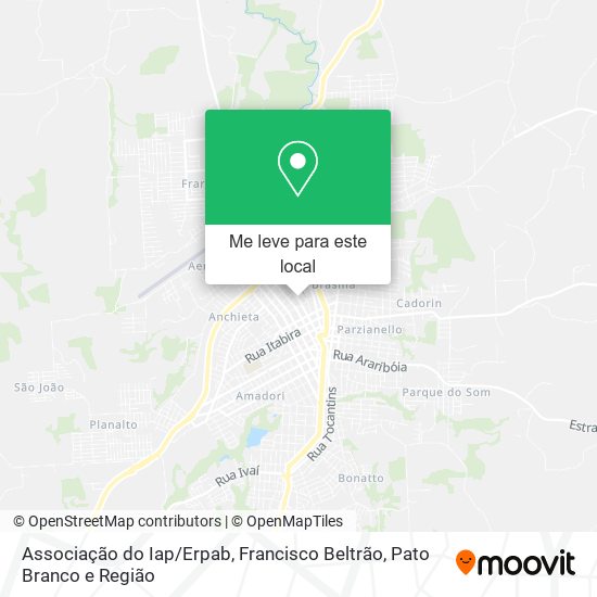 Associação do Iap/Erpab mapa