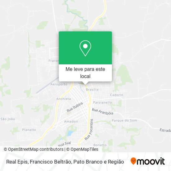 Real Epis mapa
