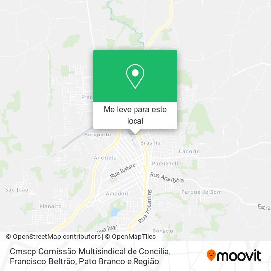 Cmscp Comissão Multisindical de Concilia mapa