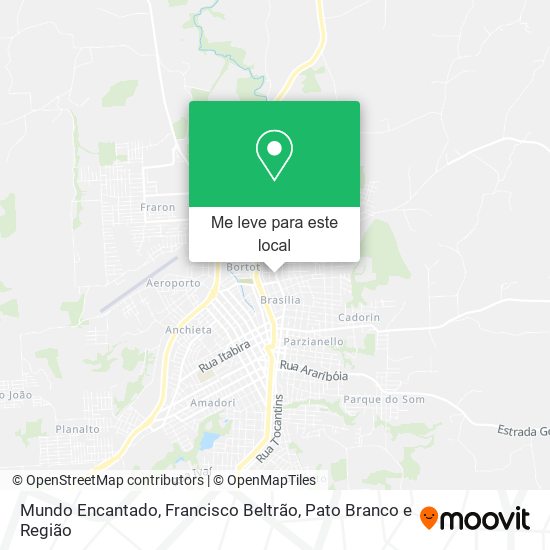 Mundo Encantado mapa