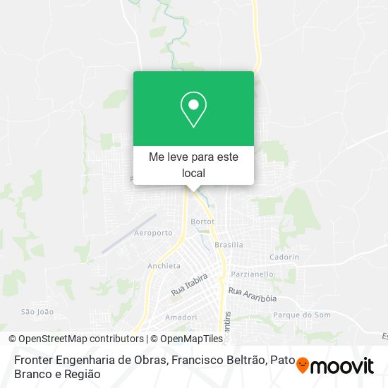 Fronter Engenharia de Obras mapa