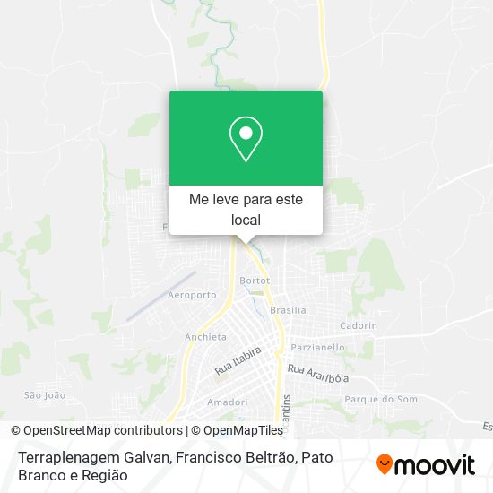 Terraplenagem Galvan mapa