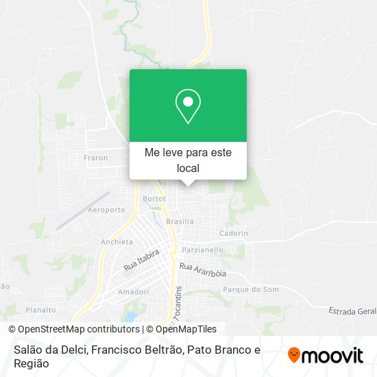 Salão da Delci mapa