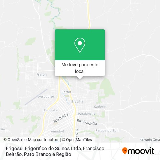 Frigosui Frigorífico de Suínos Ltda mapa