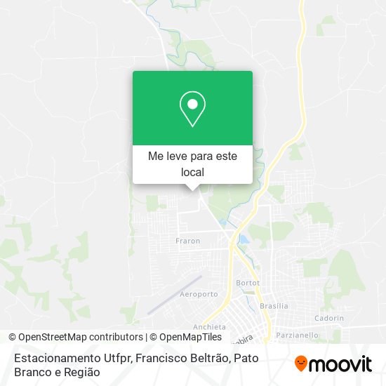 Estacionamento Utfpr mapa