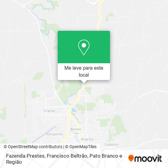 Fazenda Prestes mapa