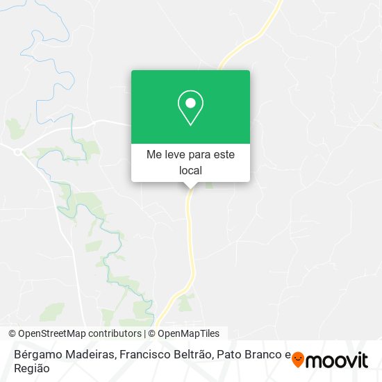 Bérgamo Madeiras mapa