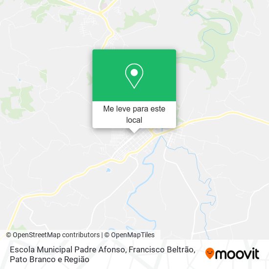 Escola Municipal Padre Afonso mapa