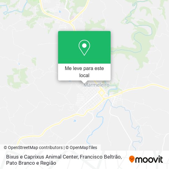 Bixus e Caprixus Animal Center mapa