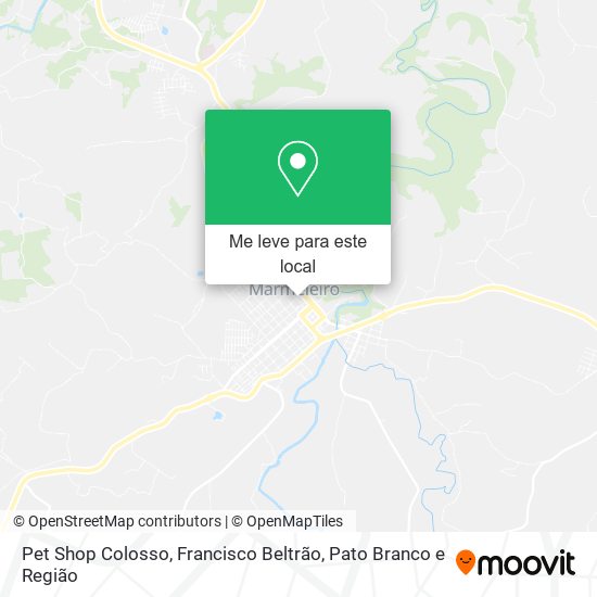 Pet Shop Colosso mapa
