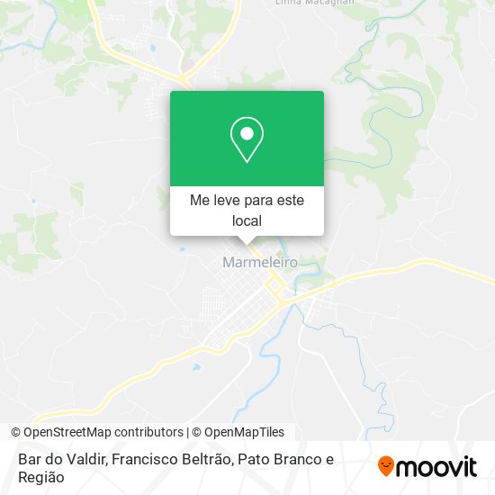 Bar do Valdir mapa