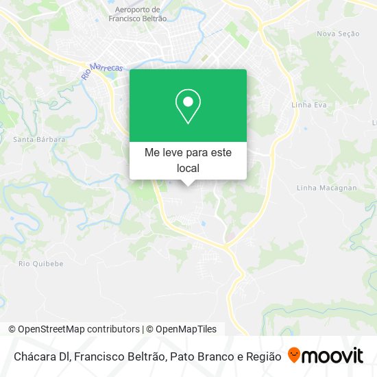 Chácara Dl mapa