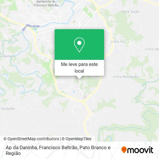 Ap da Daninha mapa