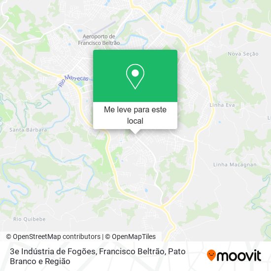 3e Indústria de Fogões mapa