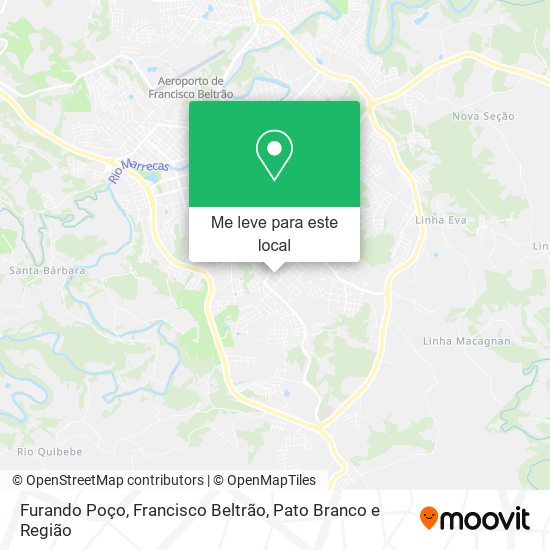 Furando Poço mapa