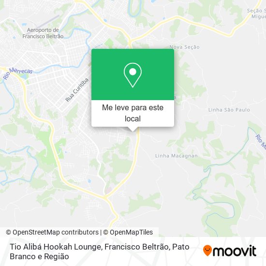 Tio Alibá Hookah Lounge mapa