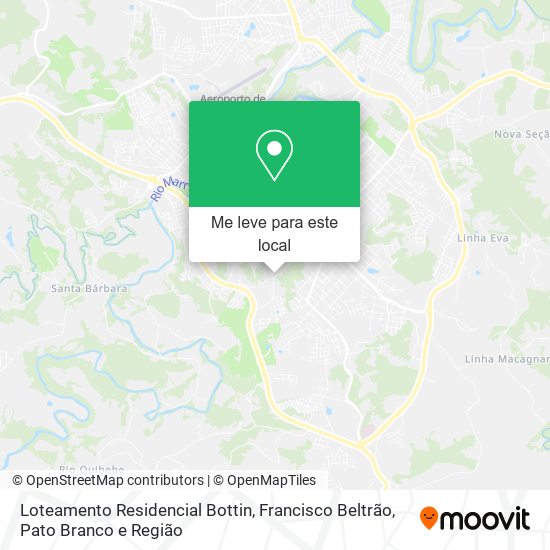 Loteamento Residencial Bottin mapa