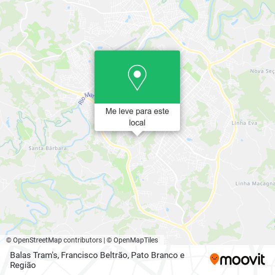 Balas Tram's mapa