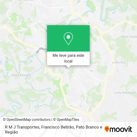 R M J Transportes mapa