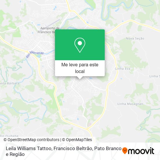 Leila Williams Tattoo mapa