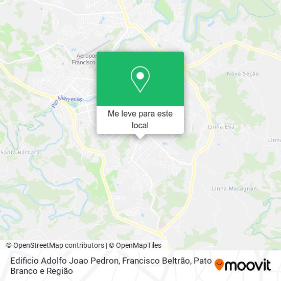 Edificio Adolfo Joao Pedron mapa