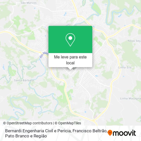 Bernardi Engenharia Civil e Pericia mapa