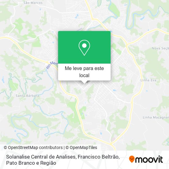 Solanalise Central de Analises mapa