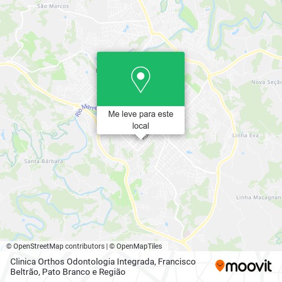 Clinica Orthos Odontologia Integrada mapa