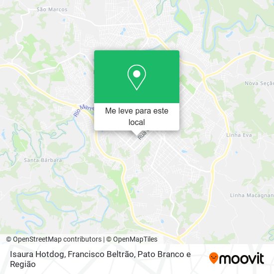 Isaura Hotdog mapa