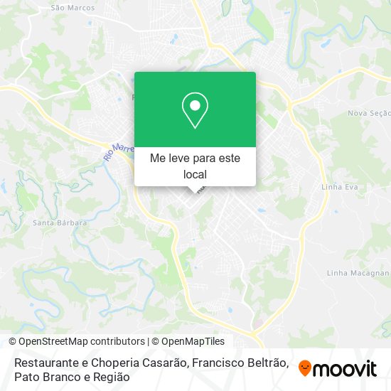 Restaurante e Choperia Casarão mapa