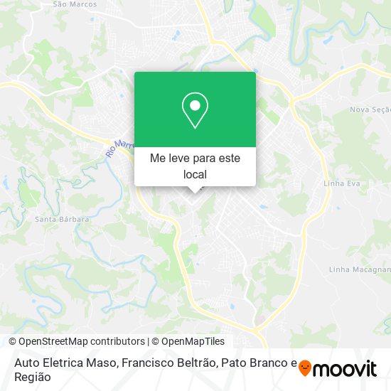Auto Eletrica Maso mapa