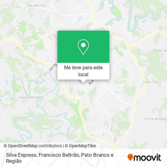 Silva Express mapa