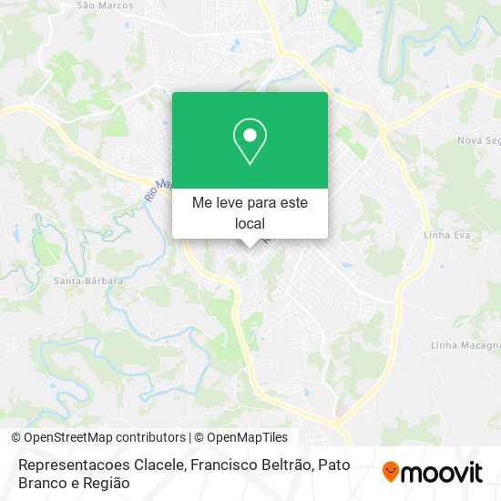 Representacoes Clacele mapa