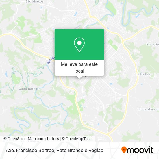 Axé mapa