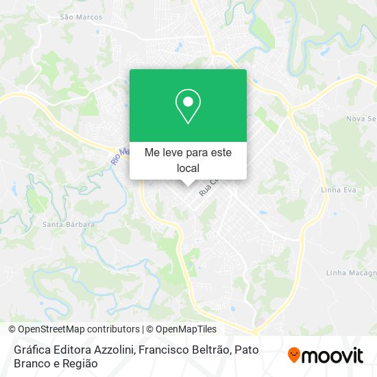 Gráfica Editora Azzolini mapa