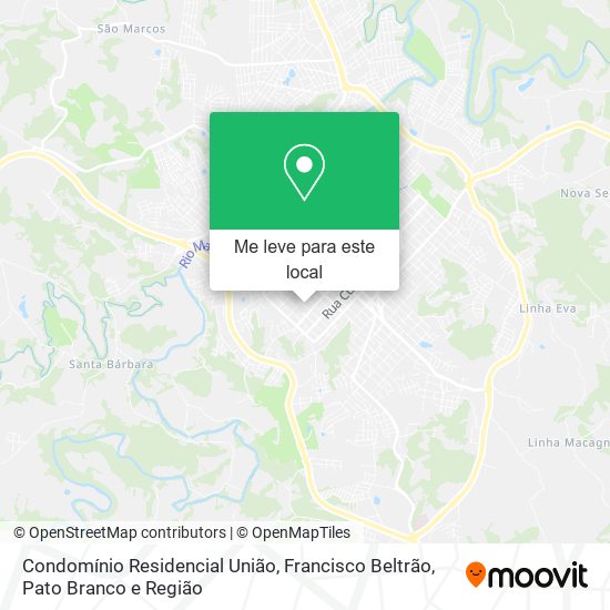 Condomínio Residencial União mapa