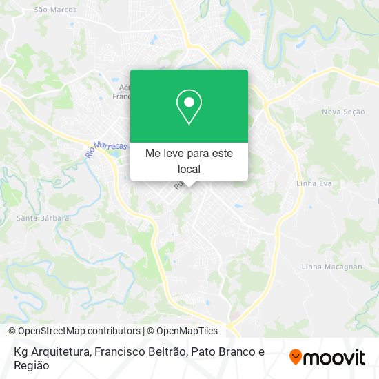 Kg Arquitetura mapa