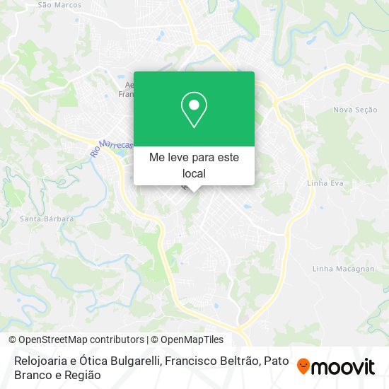 Relojoaria e Ótica Bulgarelli mapa