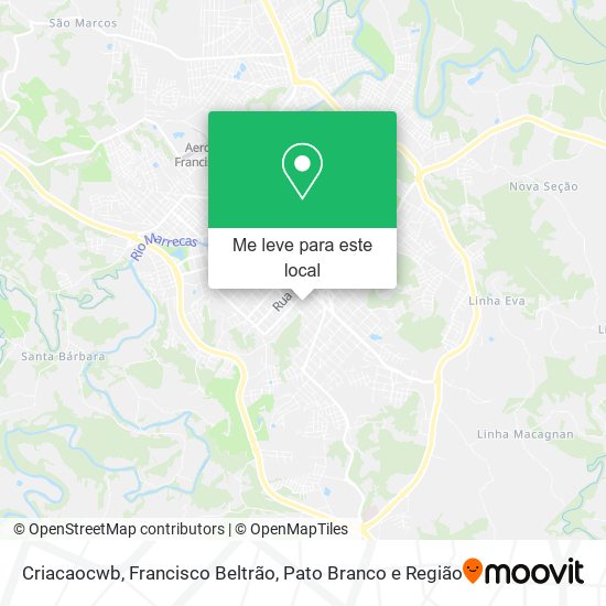 Criacaocwb mapa