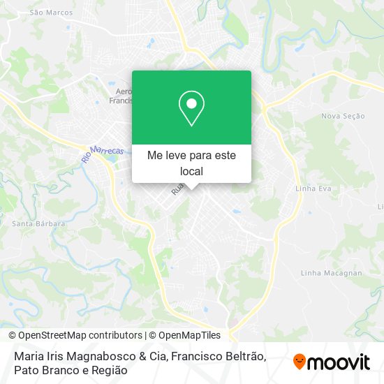 Maria Iris Magnabosco & Cia mapa