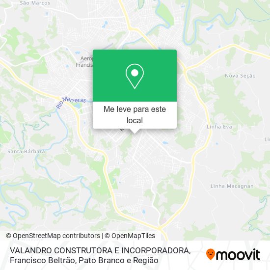 VALANDRO CONSTRUTORA E INCORPORADORA mapa