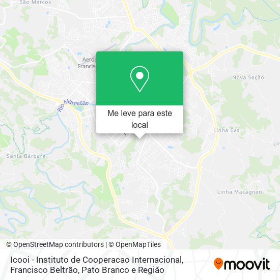 Icooi - Instituto de Cooperacao Internacional mapa