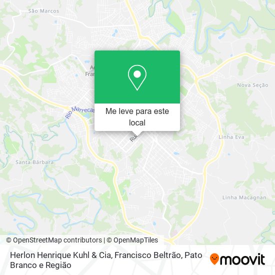 Herlon Henrique Kuhl & Cia mapa