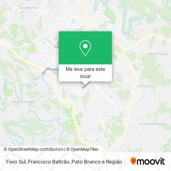 Fisio Sul mapa