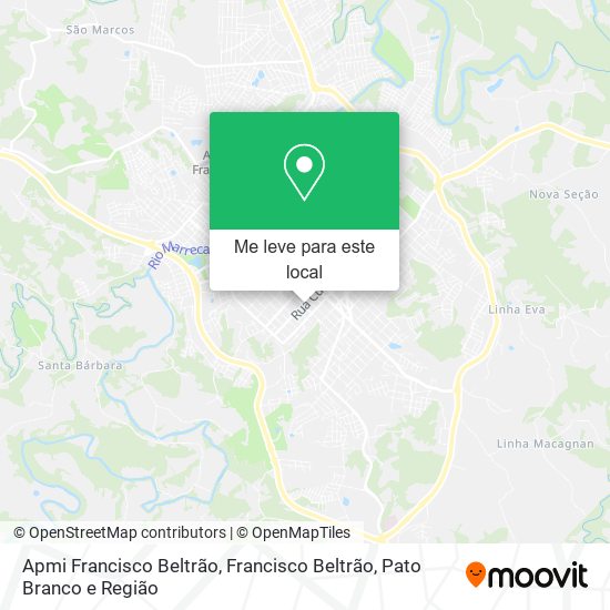 Apmi Francisco Beltrão mapa