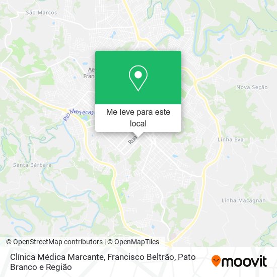 Clínica Médica Marcante mapa