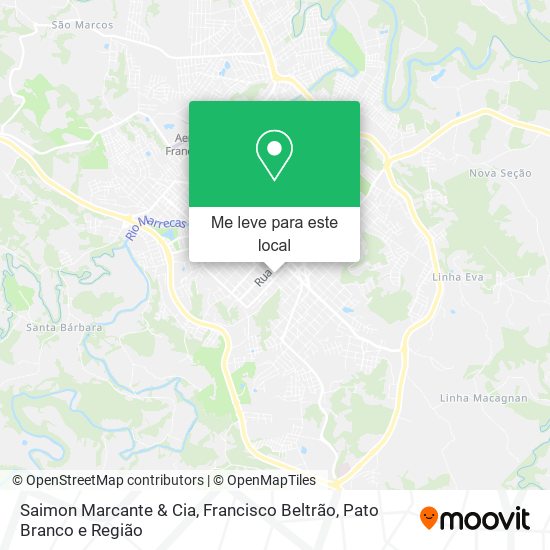 Saimon Marcante & Cia mapa