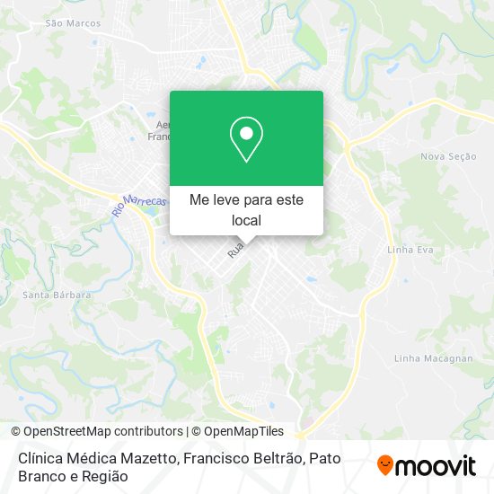 Clínica Médica Mazetto mapa