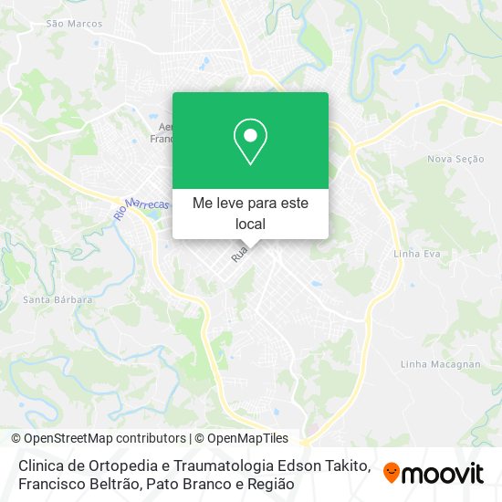 Clinica de Ortopedia e Traumatologia Edson Takito mapa
