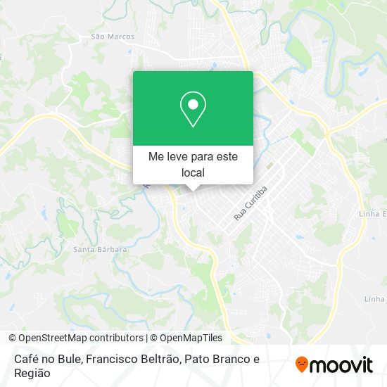 Café no Bule mapa